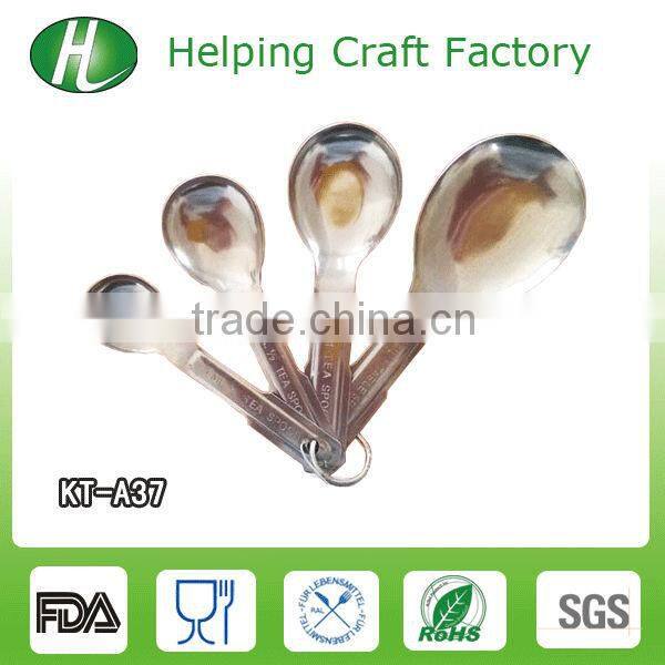4pcs stainless steel measuring spoons decorative