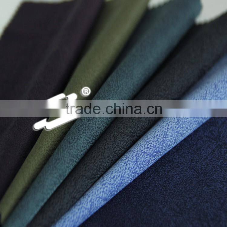SDL-JE1385 High quality plain dyed shinning dobby textile polyester rayon used for men