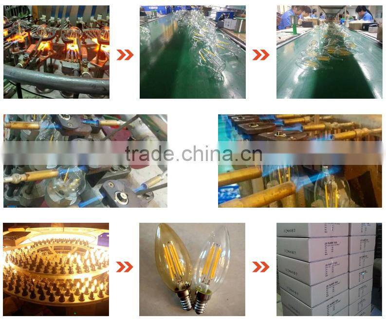 Replacement for 40W incandescent bulb GLS 4W A60 led Filamenbt bulb B22