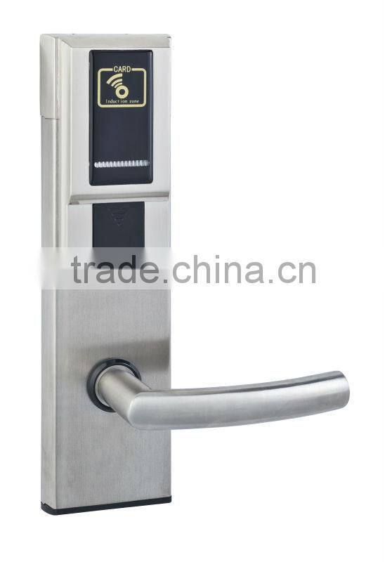 RHM206 RFID smart card international standard digital Hotel door locks/electronic panel door lock bluetooth 4.0 hotel smart lock