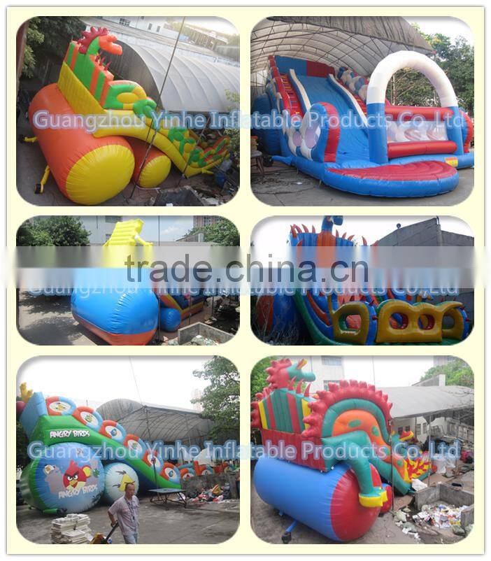 Large inflatable slide for kids