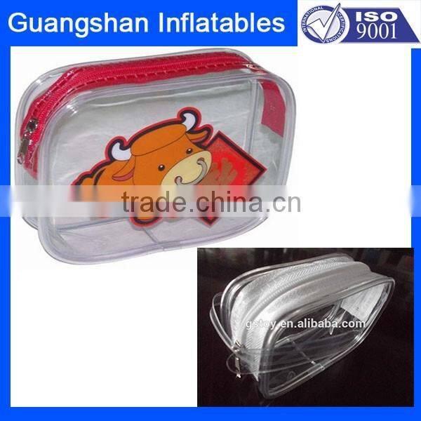 PVC clear vinyl pvc zipper bags