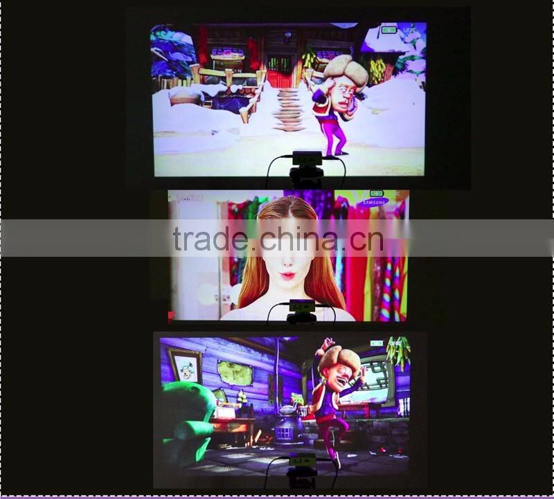 Good Price Professional 800 Lumens DLP Projectors Battery Build-in with USB TF AV HDMI Unic Uc50 Projector