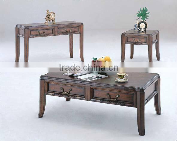 CF30039 Asian Chinese Style Furniture Storage Coffee Table End Sofa Table with shelf & Chinese Coffee Table