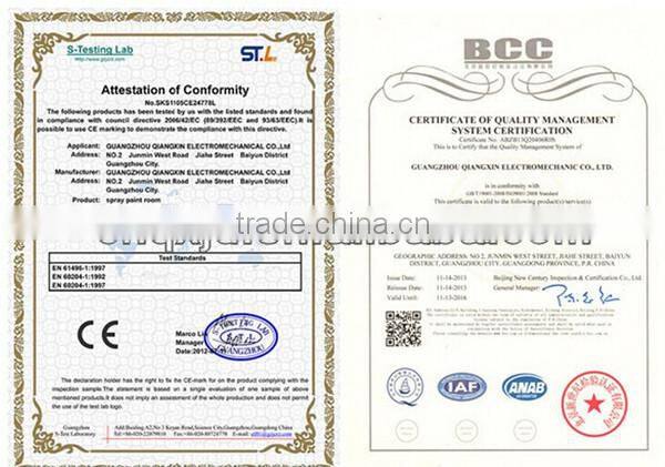 Water Curtain Spray Booth (CE approved)