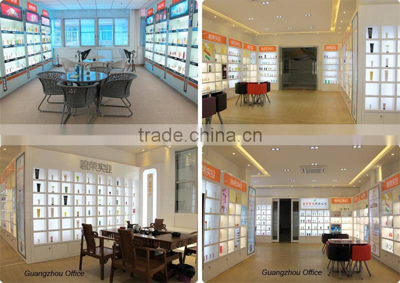 Red Plastic Makeup Container