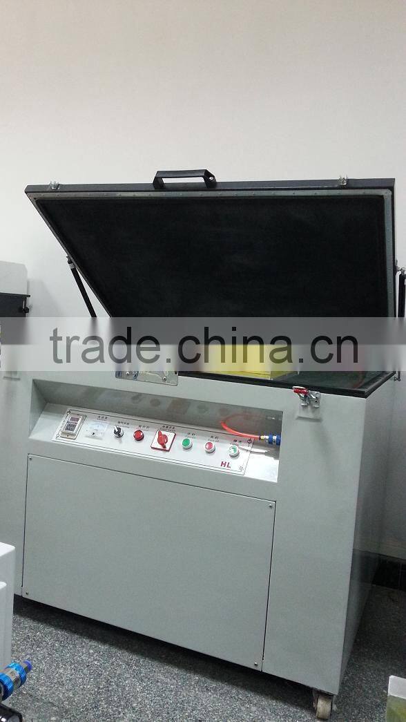 Large vacuum UV exposure machine for making screen printing plate