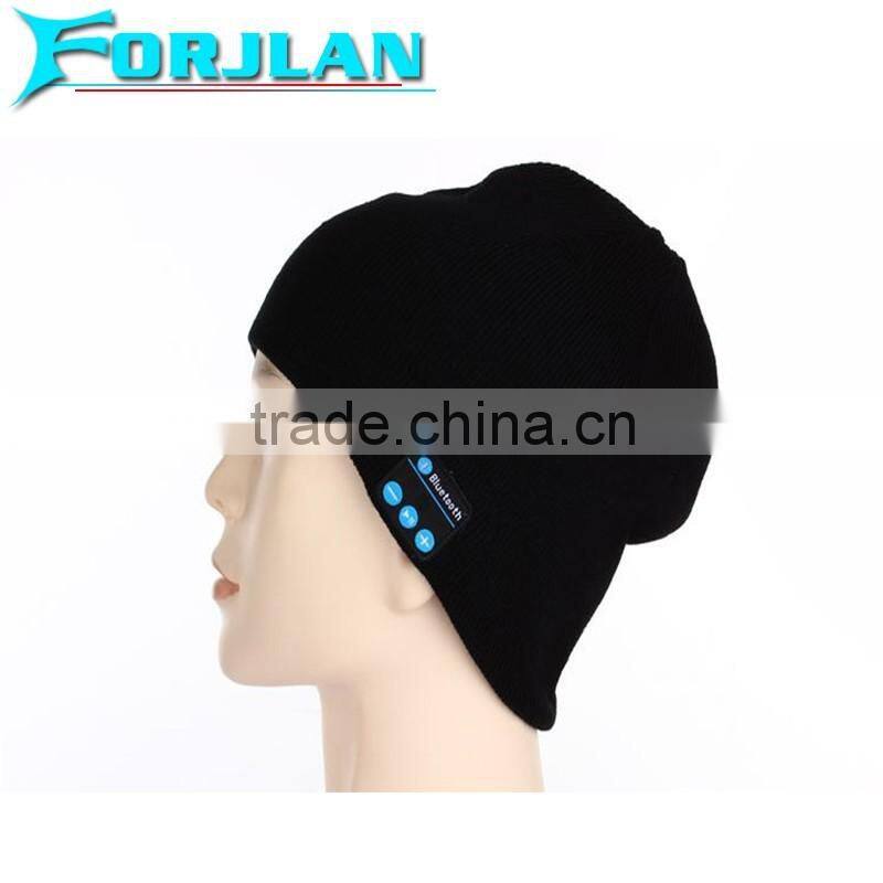 fashion gift Knitting bluetooth beanie hat and cap wireless bluetooth stereo handfree calling
