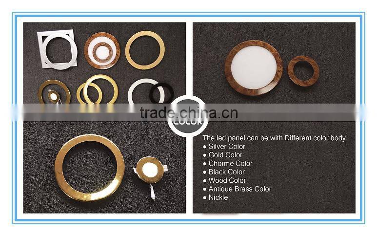 2016 CE Rohs SMD recessed round led panel light 15W led downlight