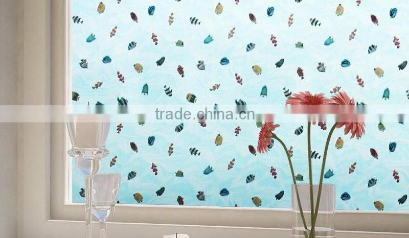 bathroom wall sticker Bathroom glass film grilles static film without glue stickers translucent opaque matte Balcony