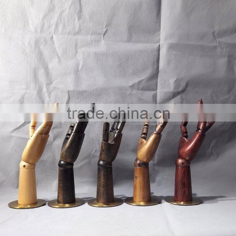 Kids wooden hand woman wooden hand male wooden hand male display hands