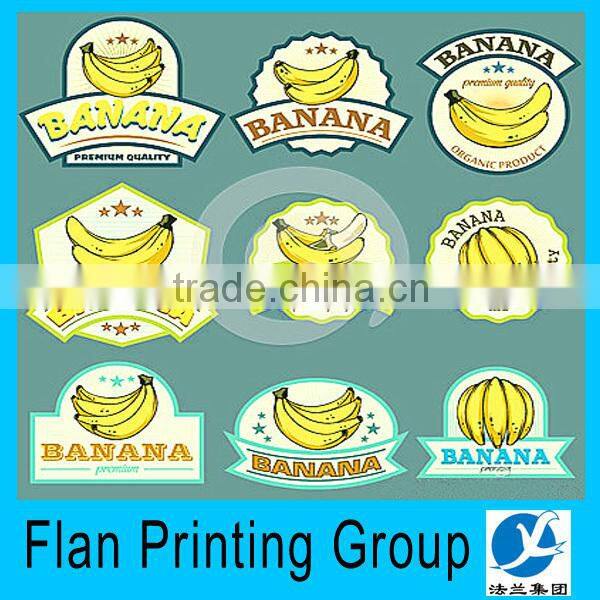 design your own sticker for the fresh fruits