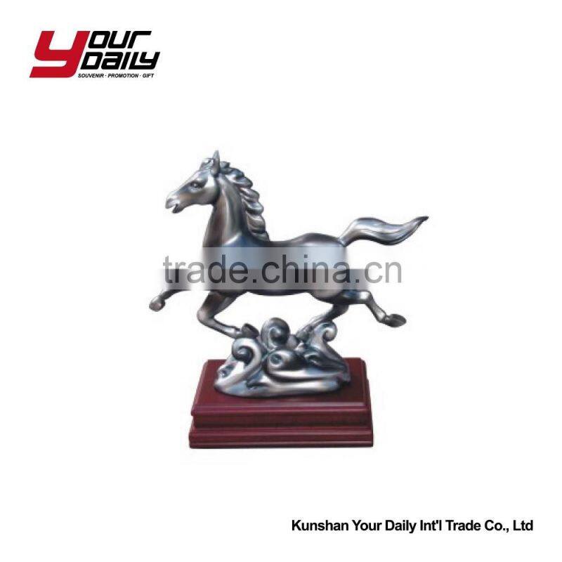 lady clock craft polyresin figurine for gifts