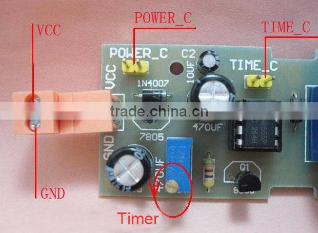 Timer Relay Switch 1-300 second 5-12v DC input TIME OVER RESET Delay