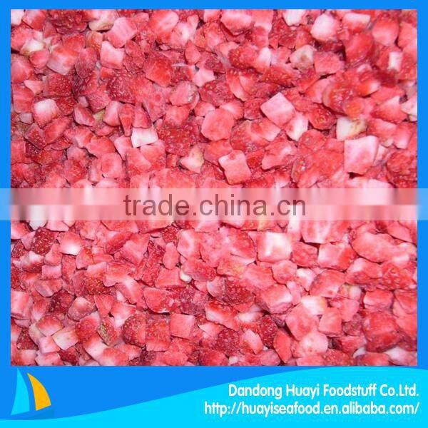 frozen fresh strawberry dices kinds of size on sale
