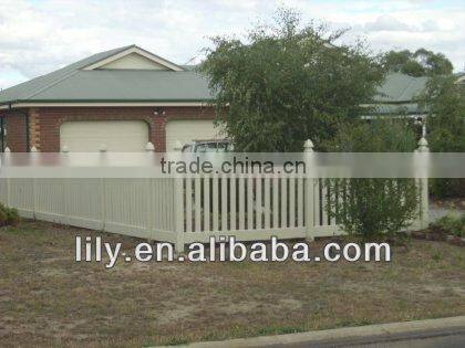 pvc picket fence