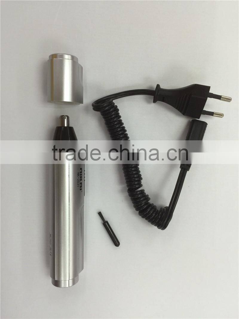 2 in 1 manual electric hair rechargeable nose trimmer NK-2031
