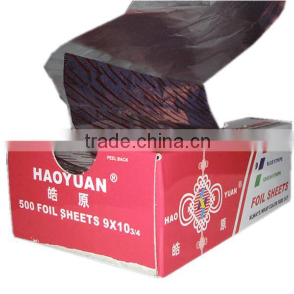 embossed aluminum foil wrapper pop-up sheet household alu foil