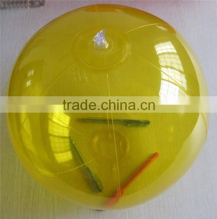 trancparent 30cm free phthalates pvc whole beach ball