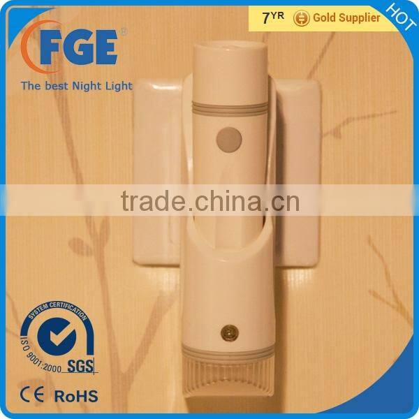 Multifuctional & rechargeable LED CDS sensor emergency hotel night light