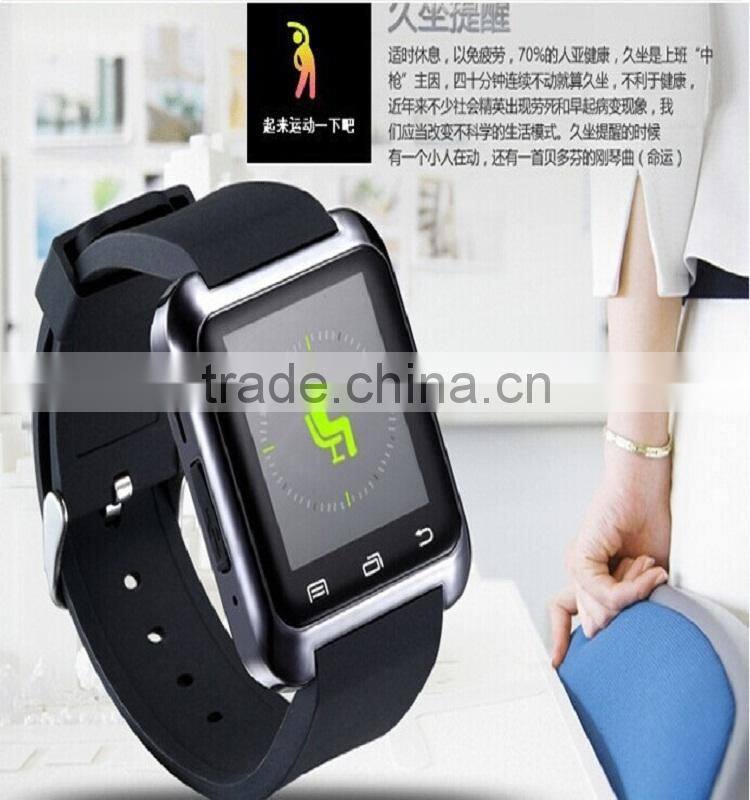 New arrival Touch Screen China Smart Watch Phone Hot wholesale with Pedometer Waterproof Bluetooth U80