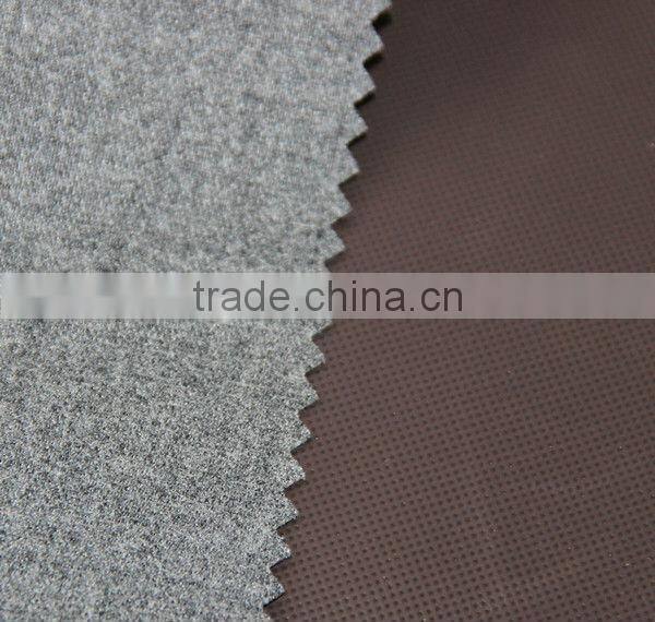 embossed soft PU garment leather