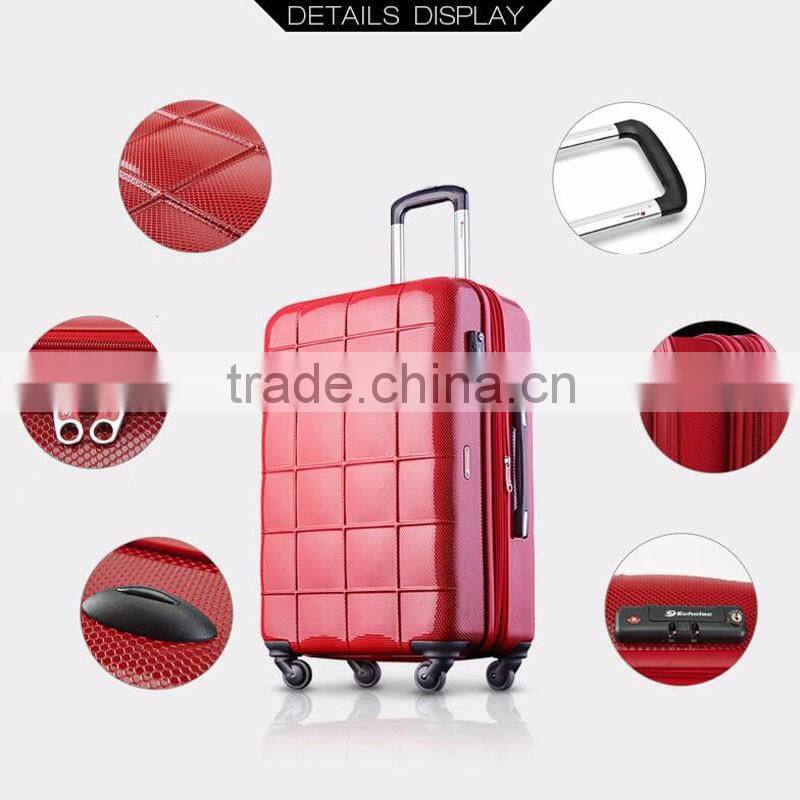 PU Travel Luggage Women Mens Casual Trolley Suitcase Rolling Luggage