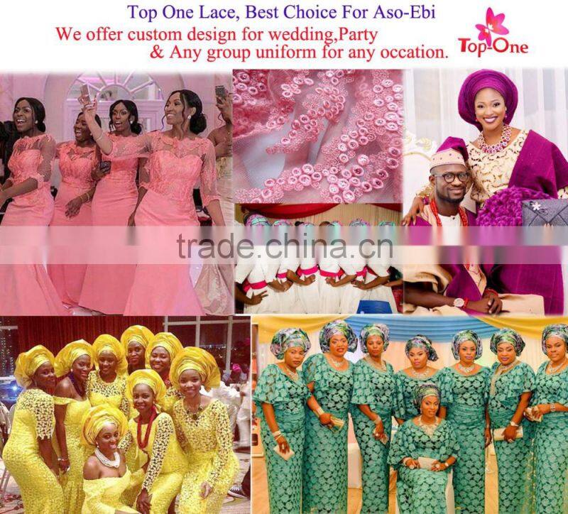 korea Tulle lace African embroidered tulle lace beaded tulle fabric