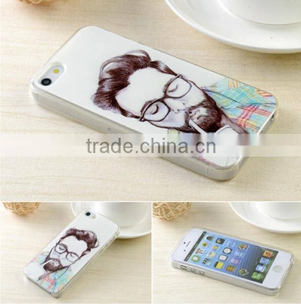 color drawing paint funny silicone case for iphone 5