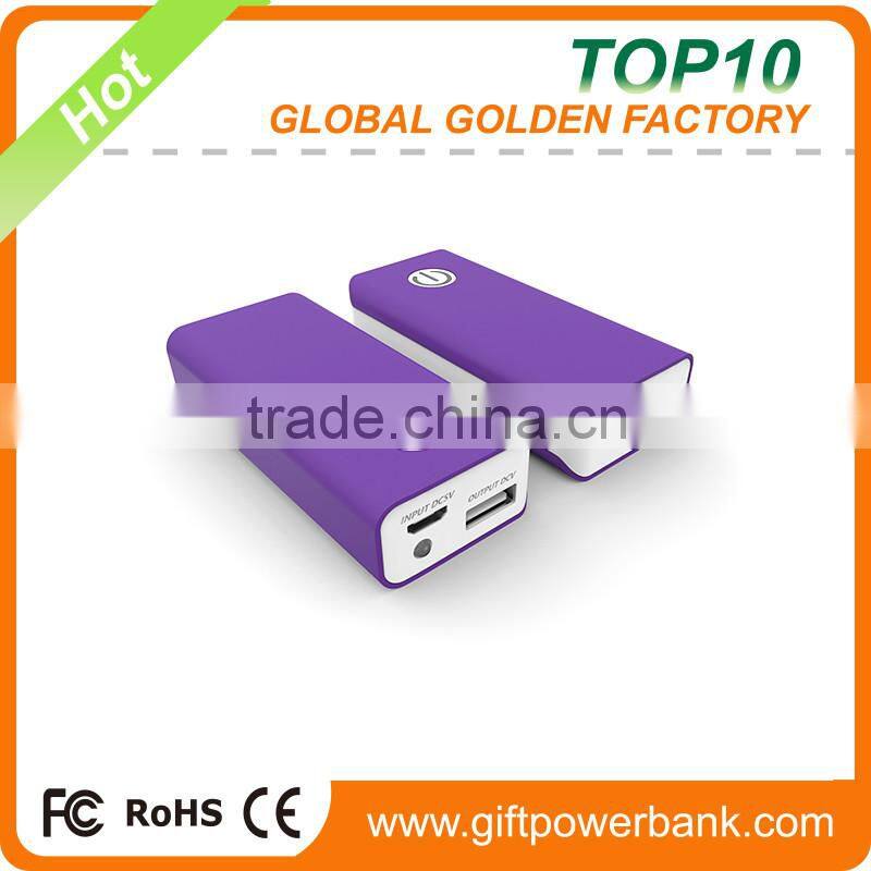 China products 18650 battery wholeselling low cost 4000 mah power bank