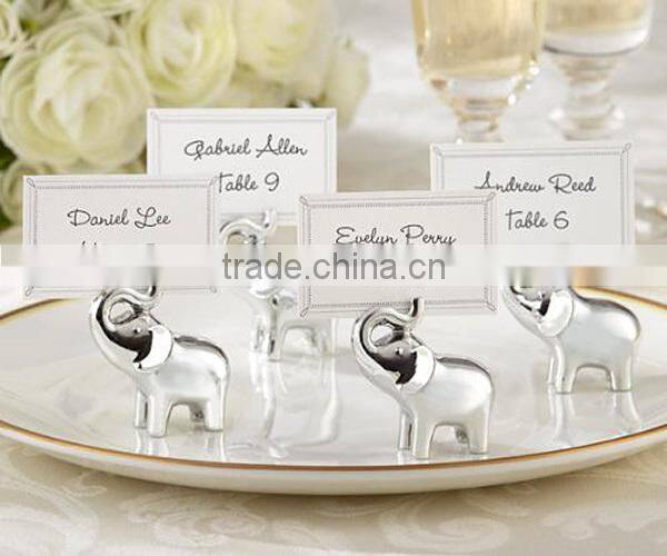 Lucky Elephant Place Card Holder