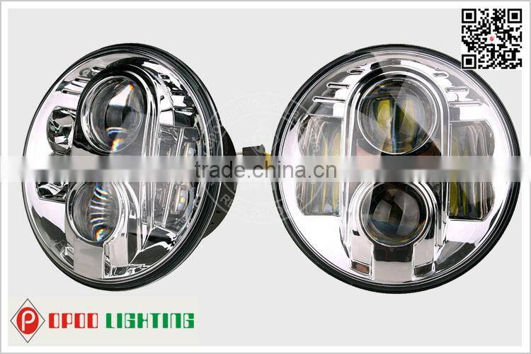 Hotsale headlight for motorcycle, Hi/Lo beam jeep 7 inch headlight for motorcycle
