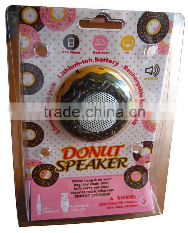 MPS-146 Low price!!!doughnut shape Promotion speaker,mini gift portable speaker