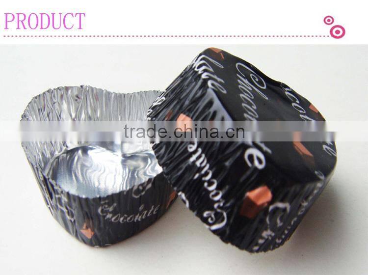 gold color aluminum foil cake baking cup manufacturer in guangzhou,China