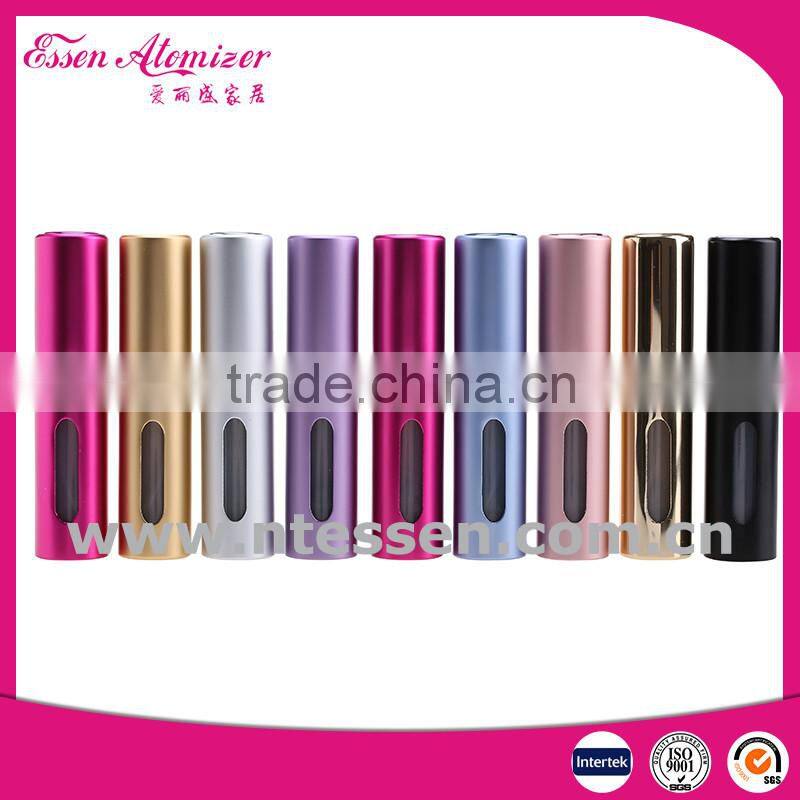 6ml Refillable Aluminum Perfume Bottle With Pump Sprayer