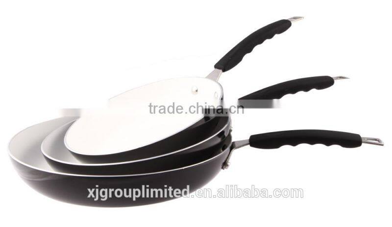 3PC aluminum frypan set XJ-12622
