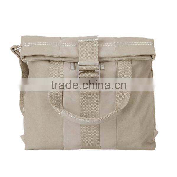 Fashionable Canvas w/Leather trim Dslr Camera Shoulder bag