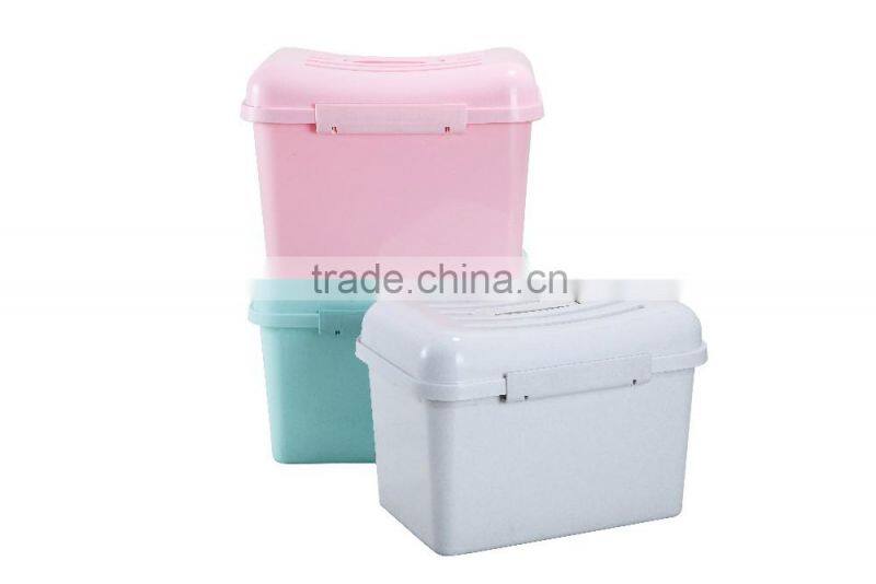 Two layers Plastic Storage Box Bin With Lid