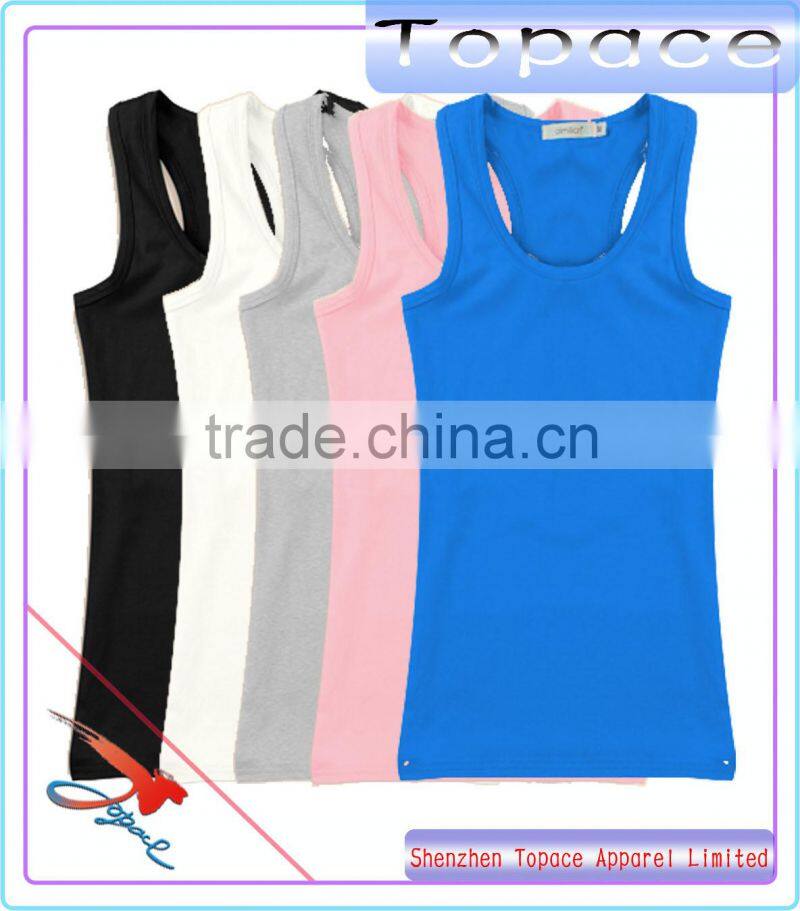 Colorful wholesale Y back golds gym tank tops for men