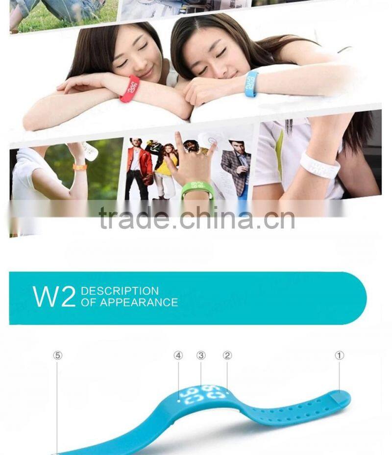 Touch screen OLED Display bluetooth bracelet, Pedometer Calorie Waterproof smart bluetooth bracelet