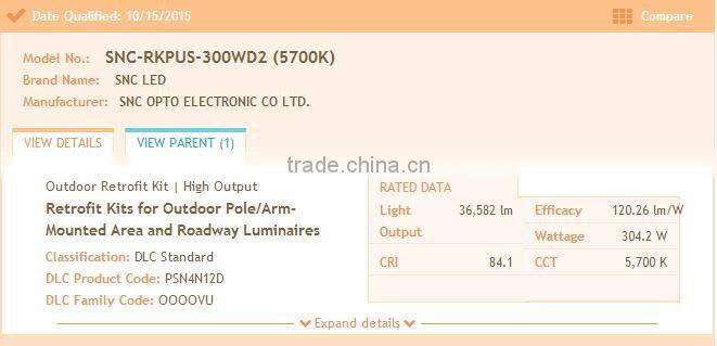 replace street light led retrofit kits with 5 years guarantee and ul dlc