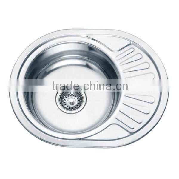 Oval Kitchensink/SS 304 Stainless Steel Sink/ Kitchenware Laundry Sink