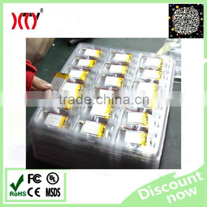 Large storage XTY051835 Lithium polymer battery 270mAh 3.7V lipo rechargeable battery
