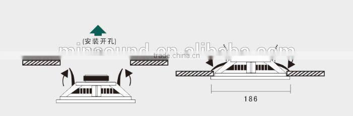 CLS-706T PA system good quality manufacture ceiling speaker