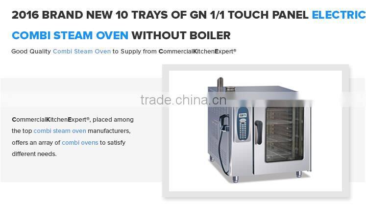 2016 Professional Steaming Baking Oven 10 Trays Memory Program Electric Combi Steamer