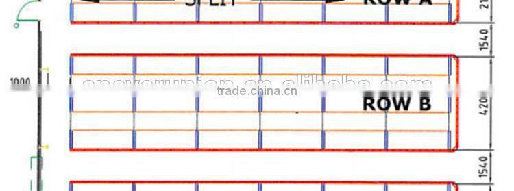 Good quality & competitive price narrow aisle pallet racking