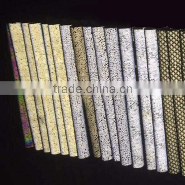 2016 new design shoes material with reflective logos