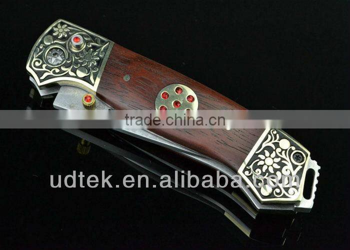 Acid branch version OEM Damascus Steel Folding Knives Collection Knife UDTEK01303