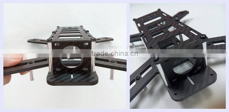 ZYH 2016 Carbon fiber material rc quadcopter oem drone , carbon fiber quadcopter diy frame