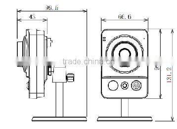 good quality 2Megapixel HD Cube Network Camera Micro SD memory Dahua Consumer Camera IPC-K200A